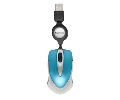 Myszka VERBATIM  Travel niebieska USB 49022